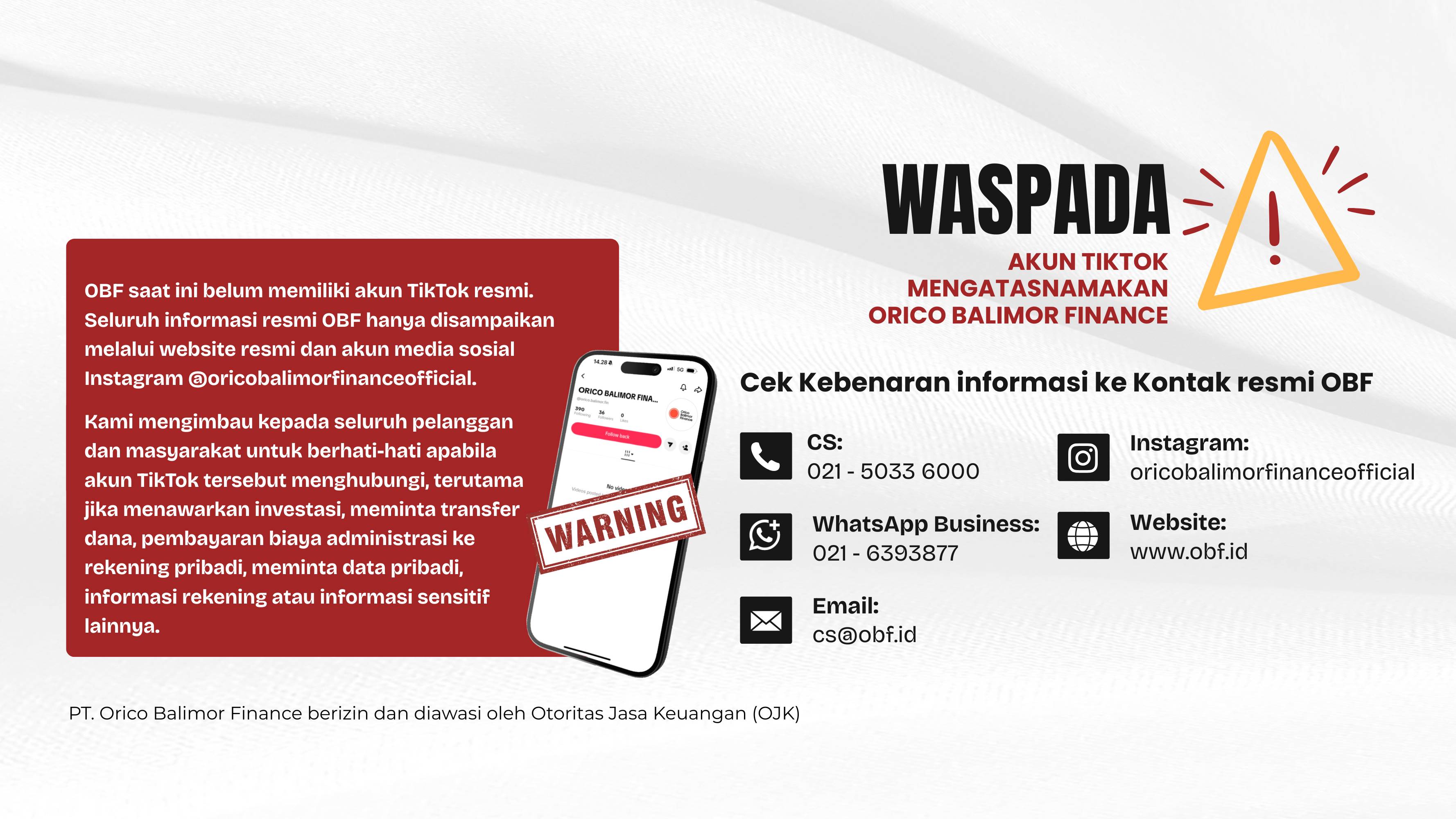 Waspada Akun Tiktok Palsu